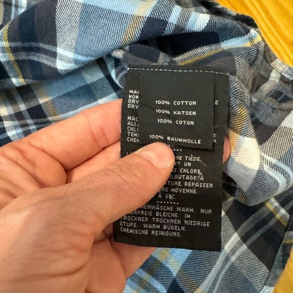 Harley-Davidson Mens Skull Lightning Slim Fit Plaid Woven Shirt 96237-18VM SZ XL - Picture 9 of 12